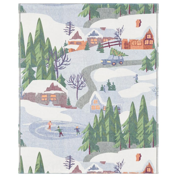 Vinterliv blanket 140x170 cm, multi Ekelund Linneväveri