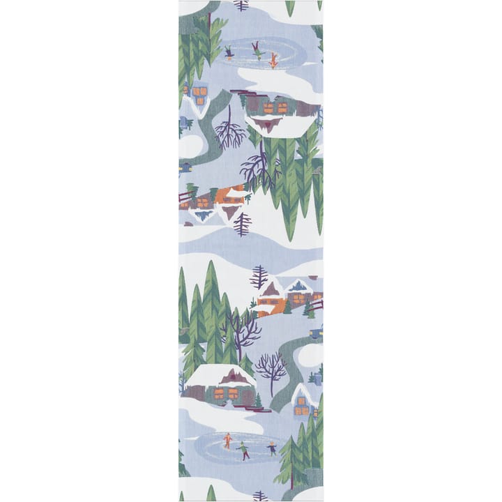 Vinterliv table runner 35x120 cm, multi Ekelund Linneväveri