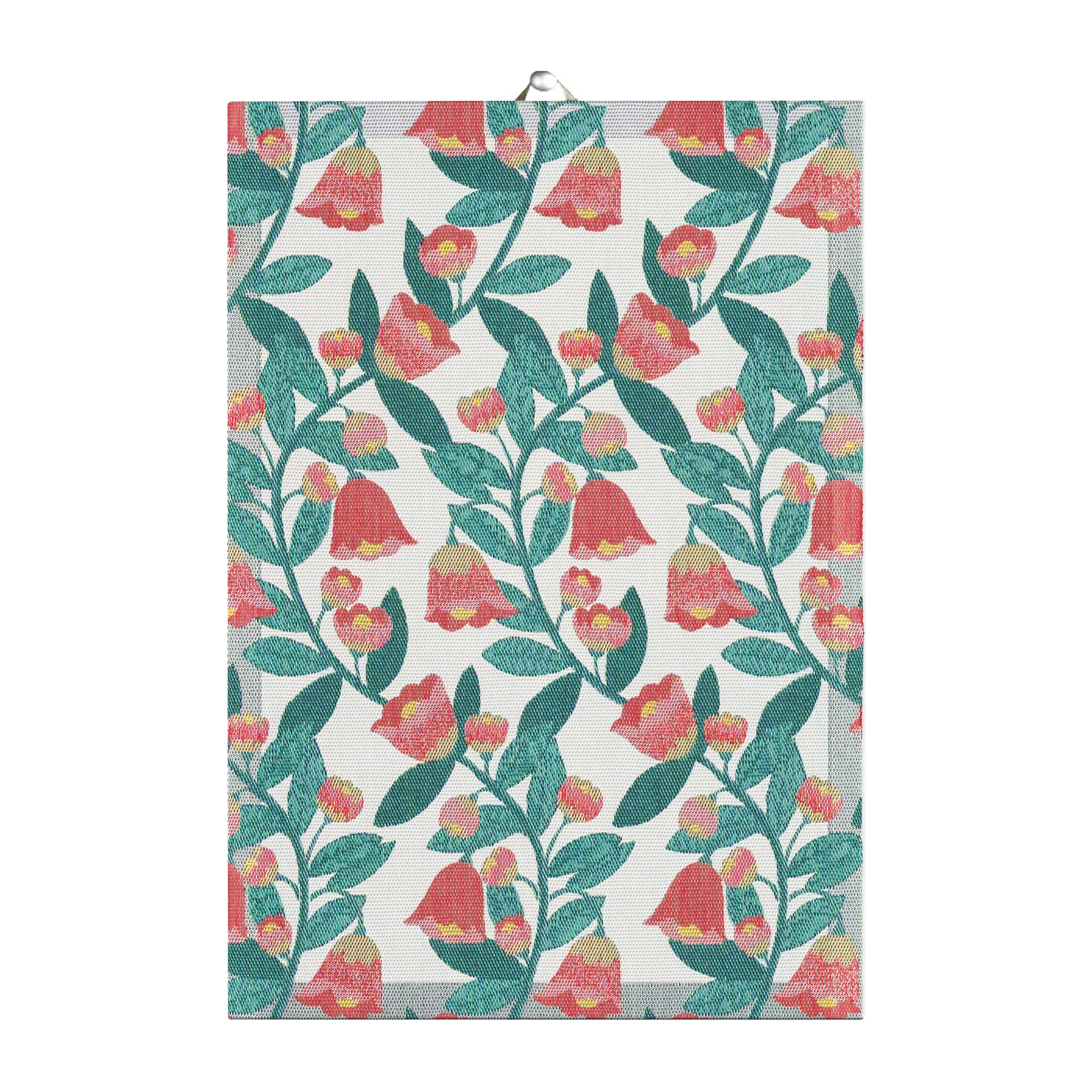 Waveflower kitchen towel, 35x50 cm Ekelund Linneväveri