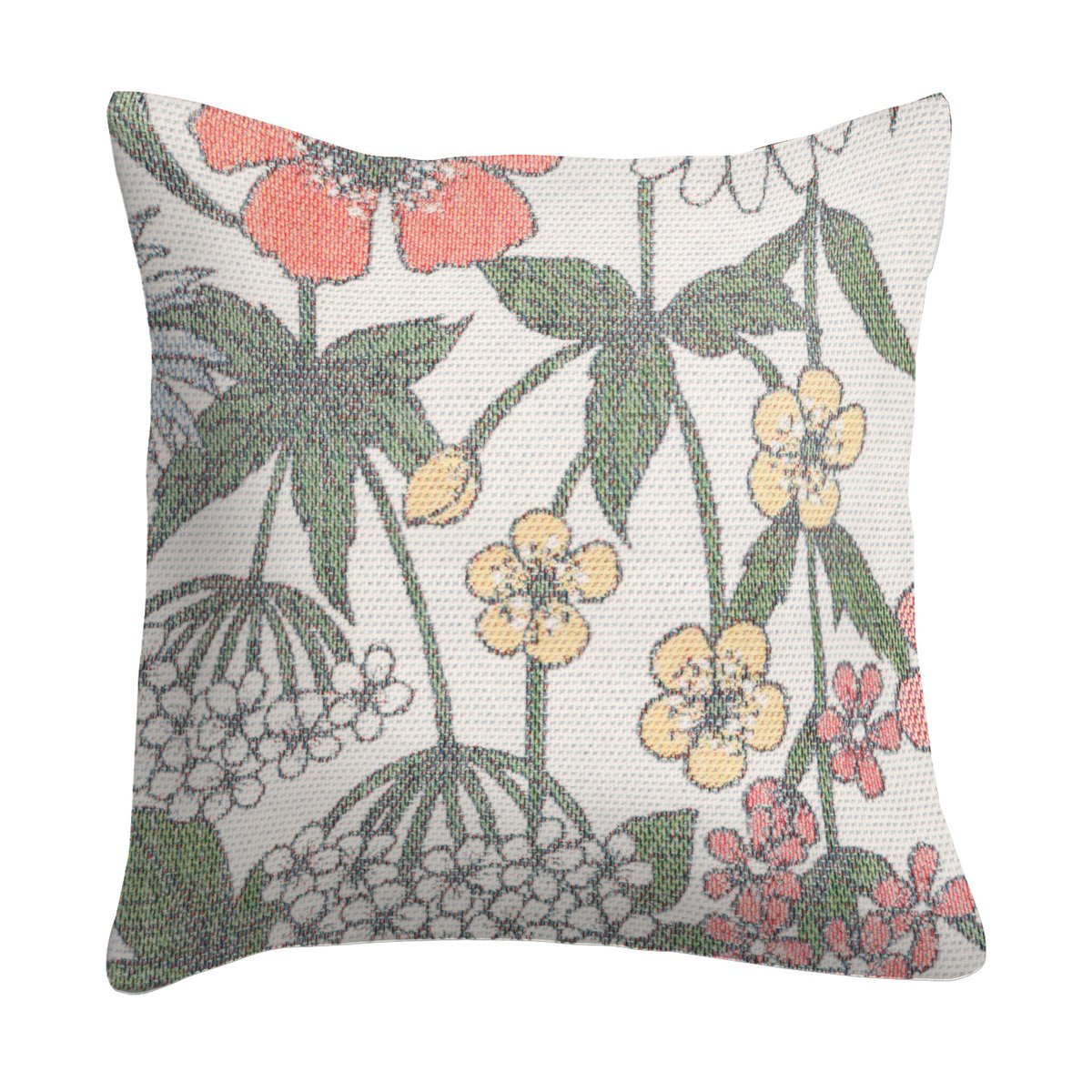 Ekelund Linneväveri Wildflower cushion cover 40x40 cm Multi