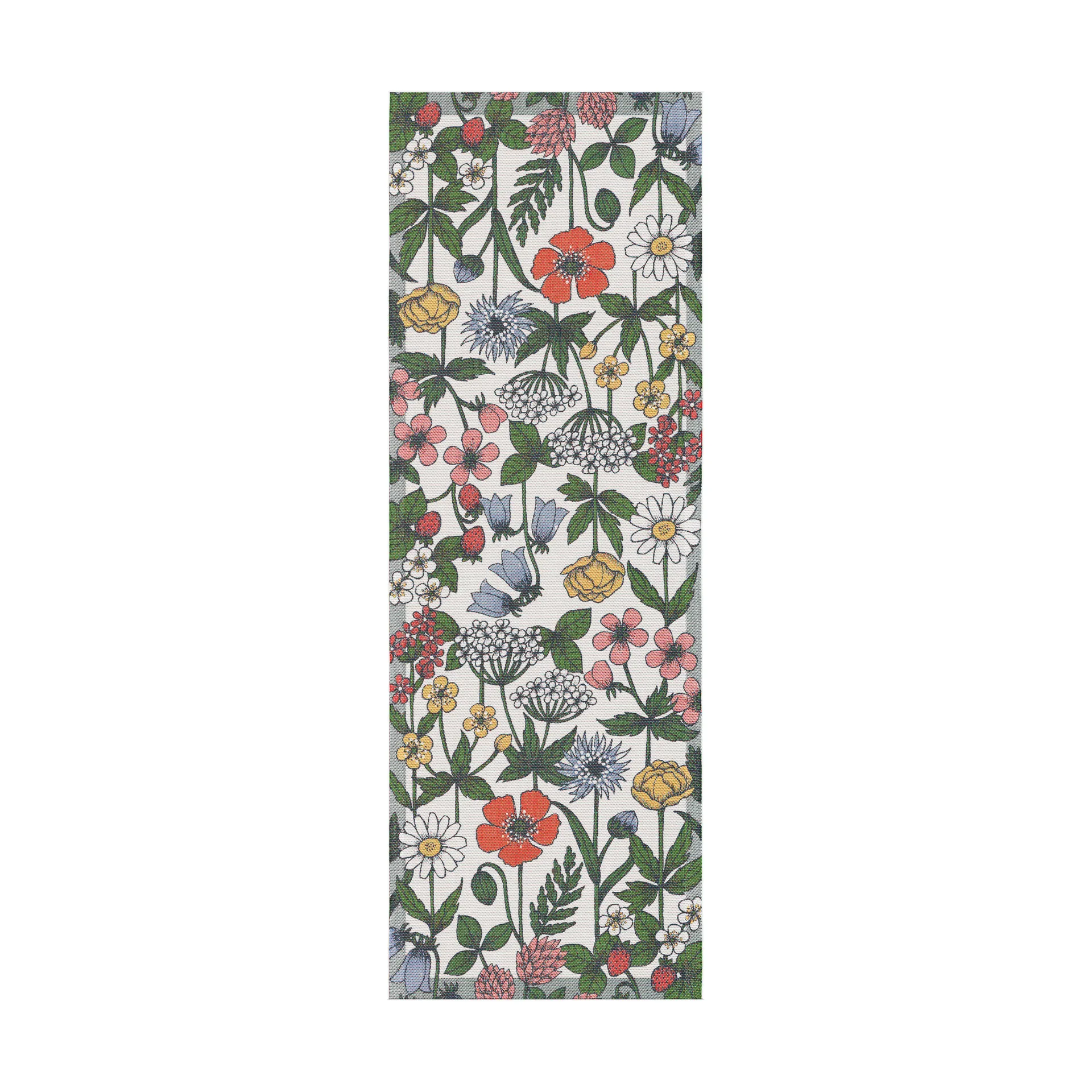 Wildflowers table runner 35x100 cm, Multi Ekelund Linneväveri
