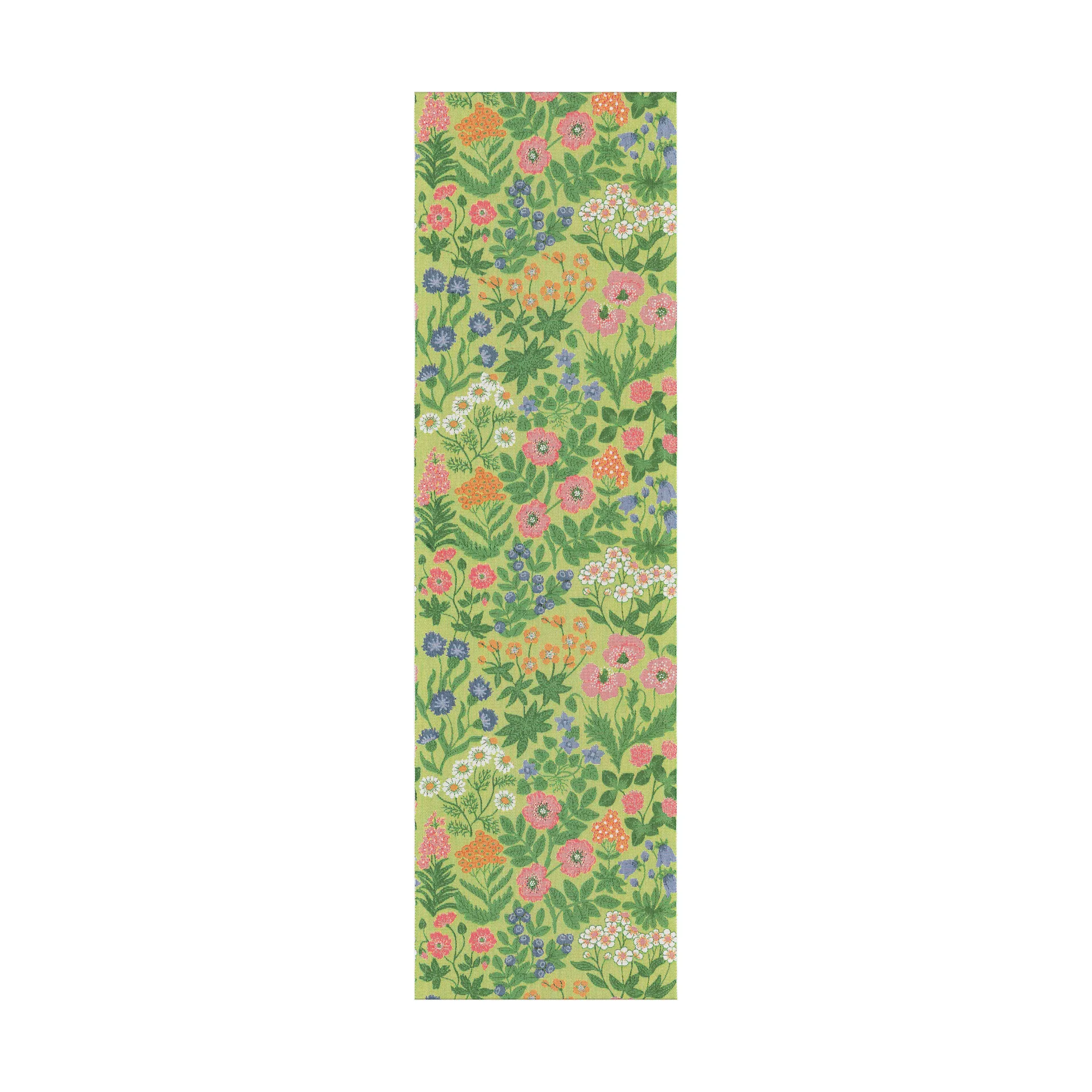 Wildflowers table runner 35x120 cm, Green Ekelund Linneväveri