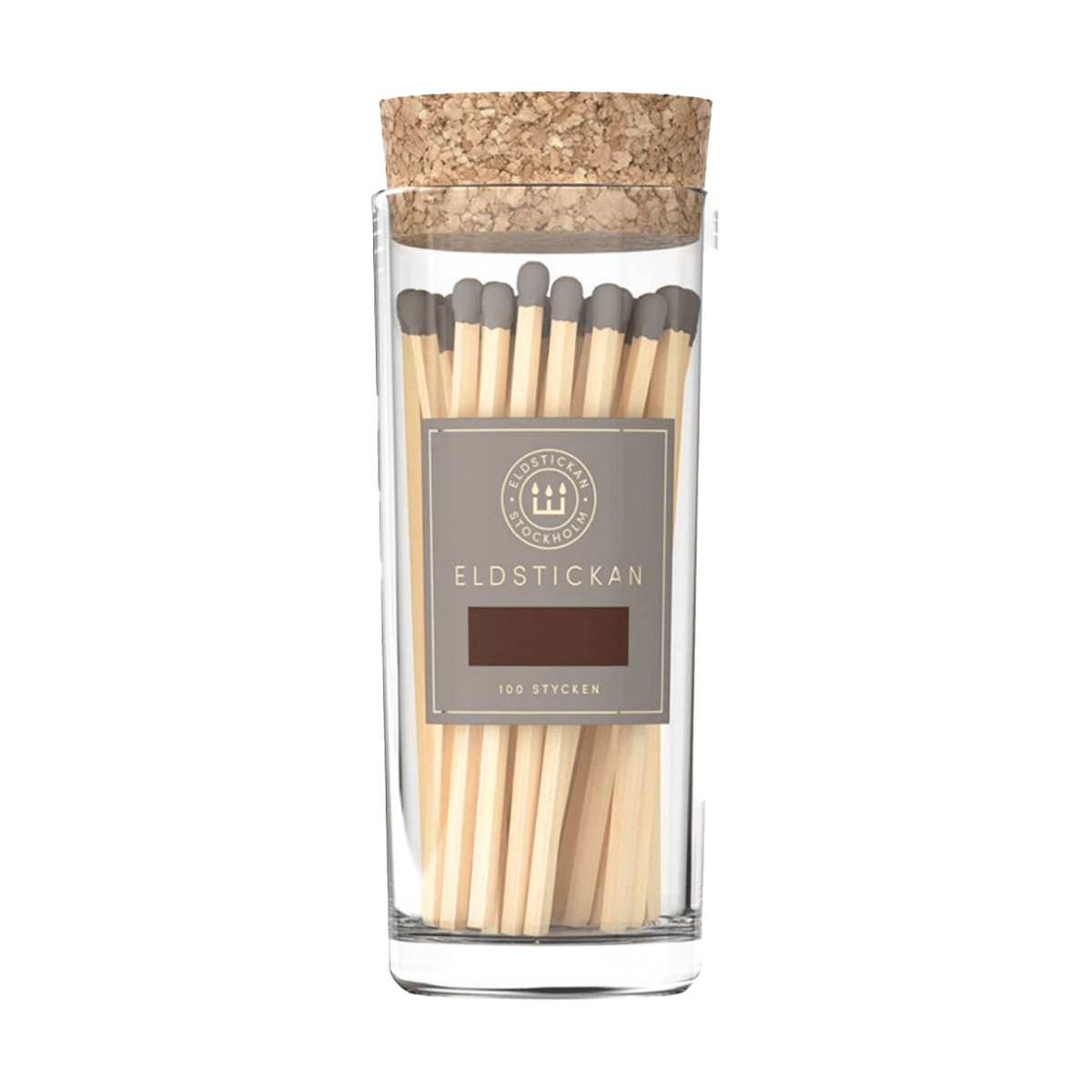 Eldstickan Large Eldstickan matchbox with 100 matches Large ash