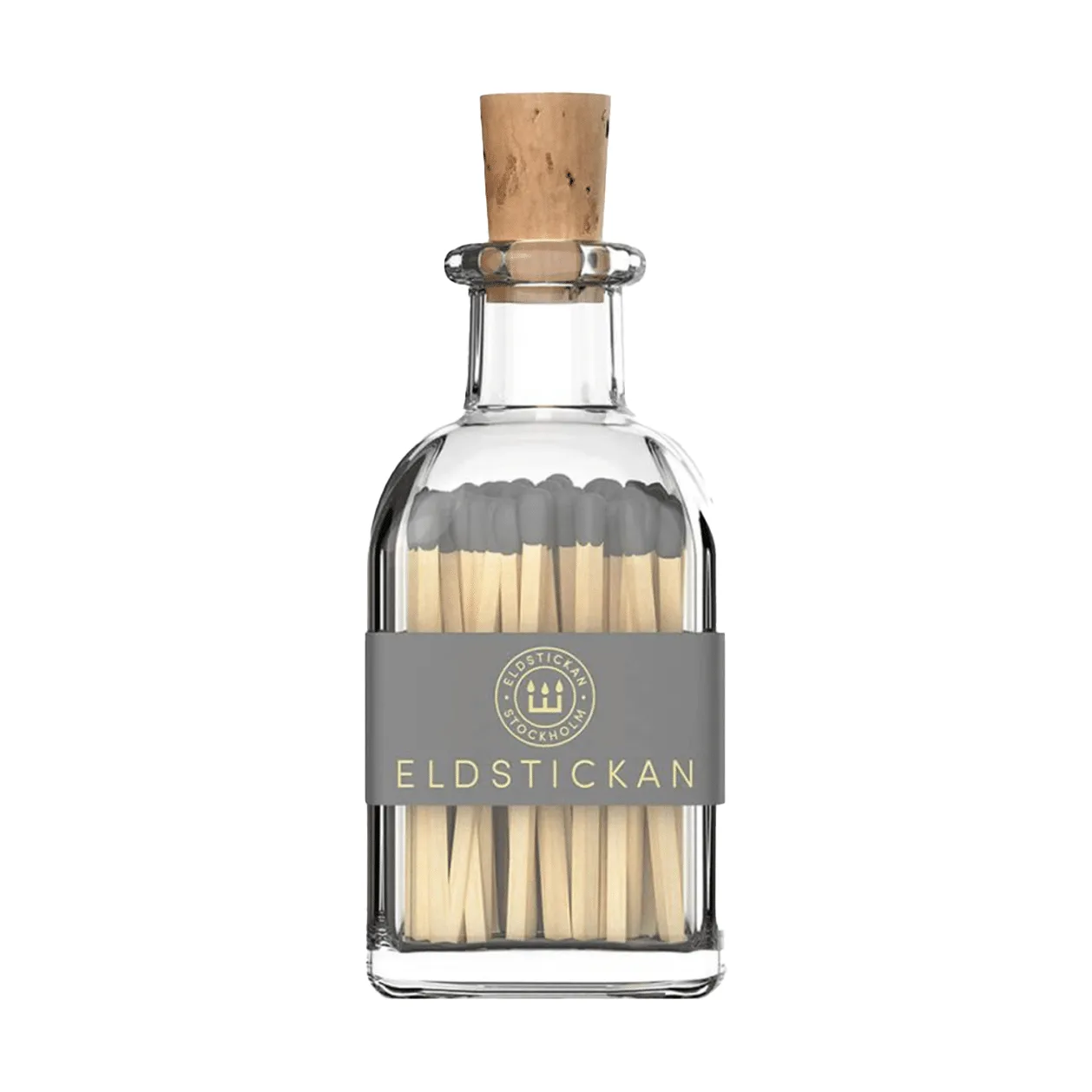 Small Eldstickan matchbox with 60 matches, Small ash Eldstickan