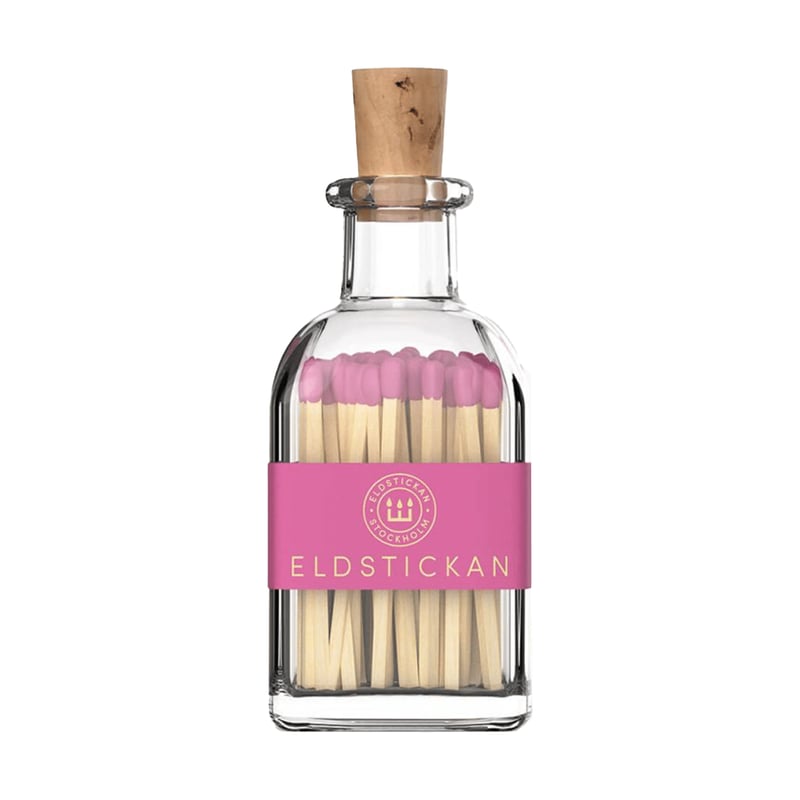 Eldstickan Small Eldstickan matchbox with 60 matches Small Peony
