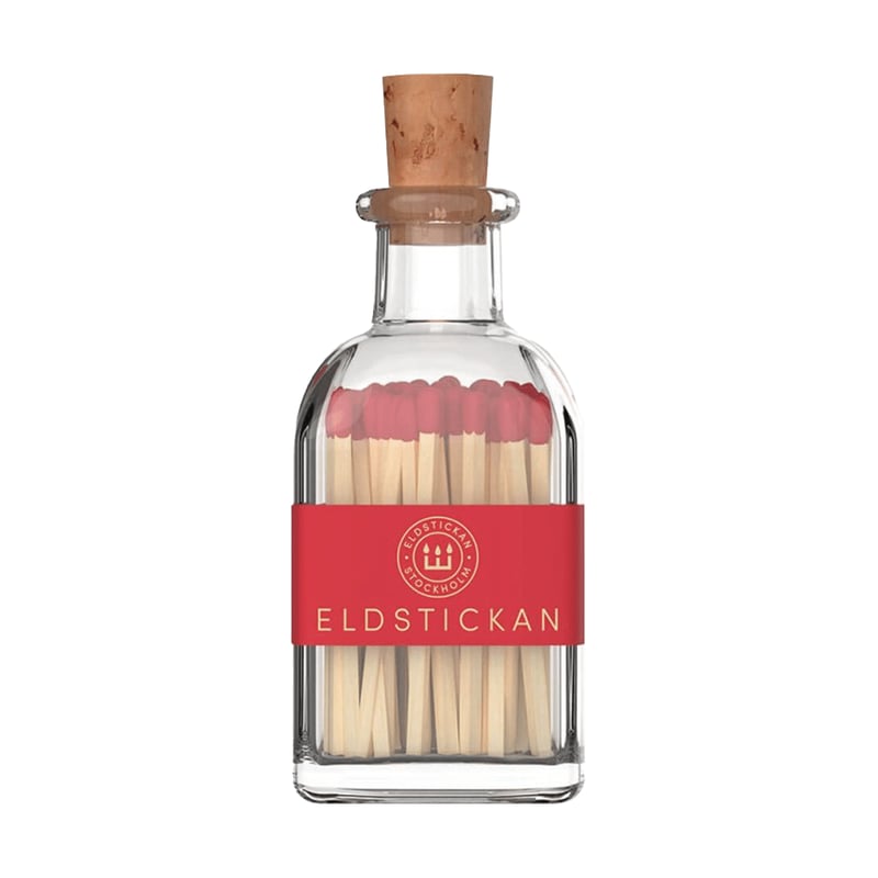 Eldstickan Small Eldstickan matchbox with 60 matches Small rose