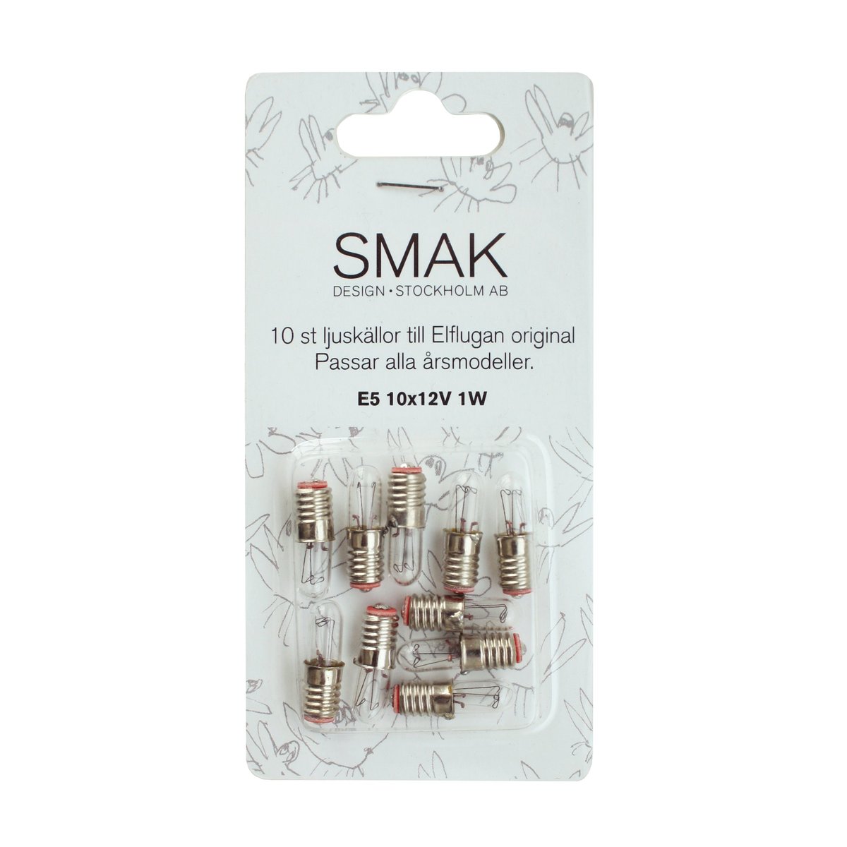 Elflugan Elflugan replacement bulbs 10-pack | Scandinavian Design | Light bulbs | Transparent