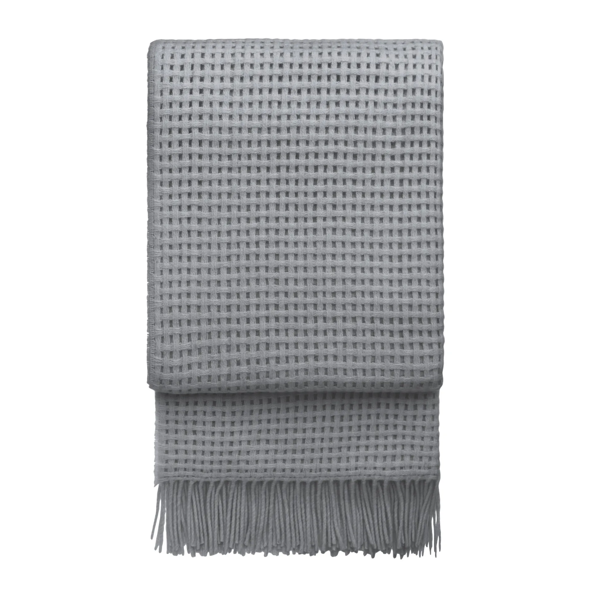Basket throw 130x200 cm, light grey Elvang Denmark