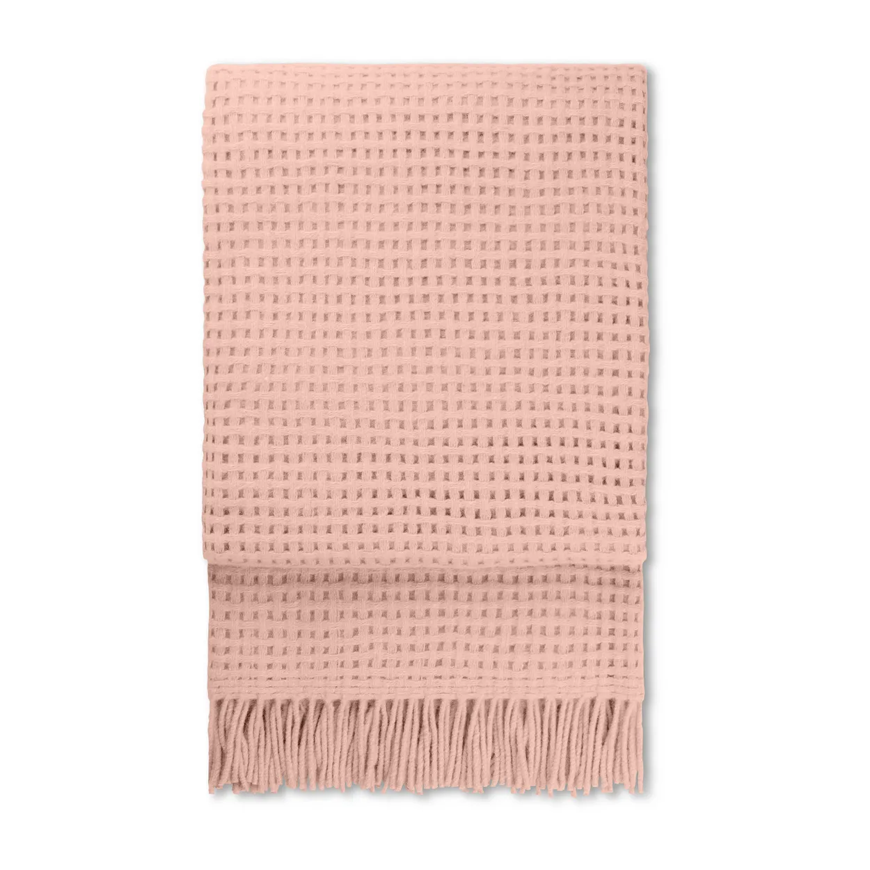 Elvang Denmark Basket throw 130x200 cm Nude | Scandinavian Design | Wool blankets & throws | Pink