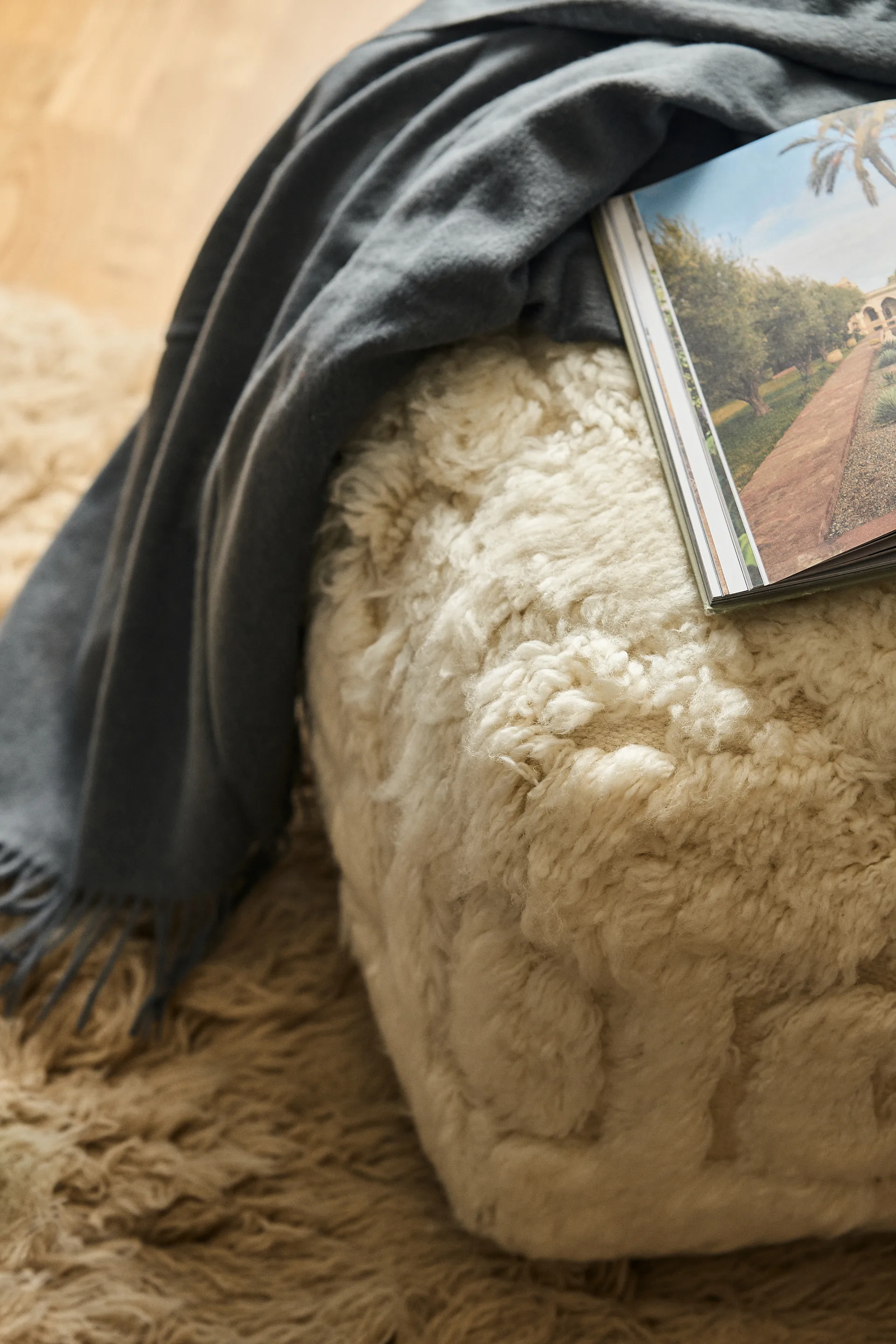 Elvang Classic throw, Grey-blue Elvang Denmark