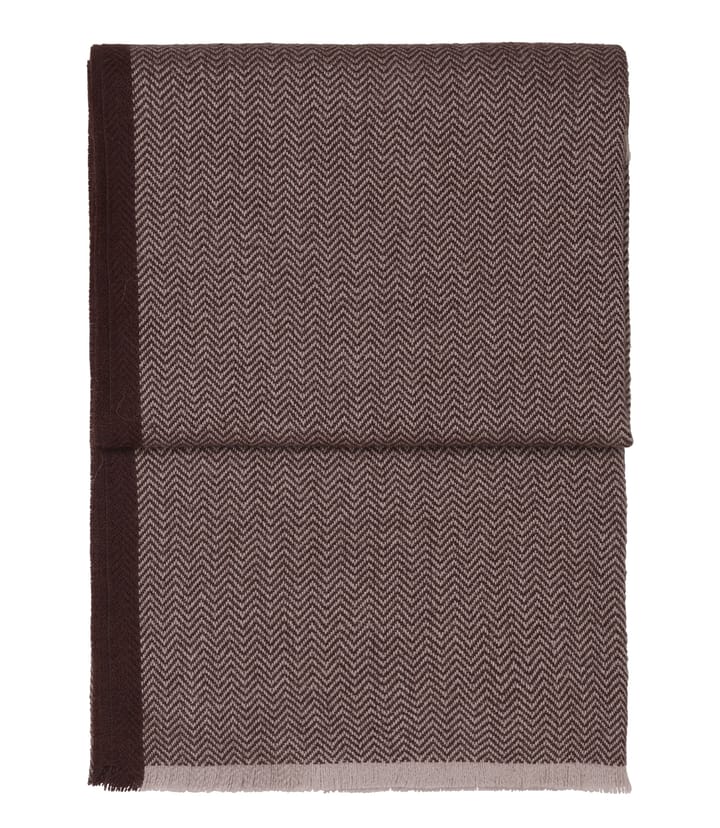 Herringbone throw 130x190 cm - chocolate-beige - Elvang Denmark