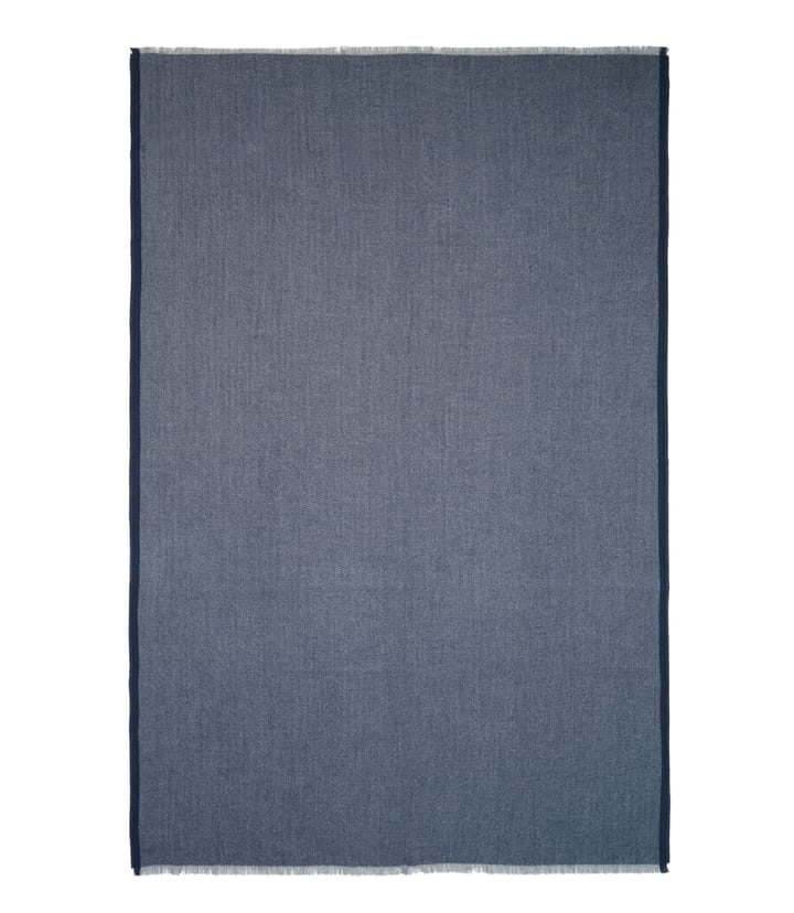 Herringbone throw 130x190 cm - dark blue-grey - Elvang Denmark