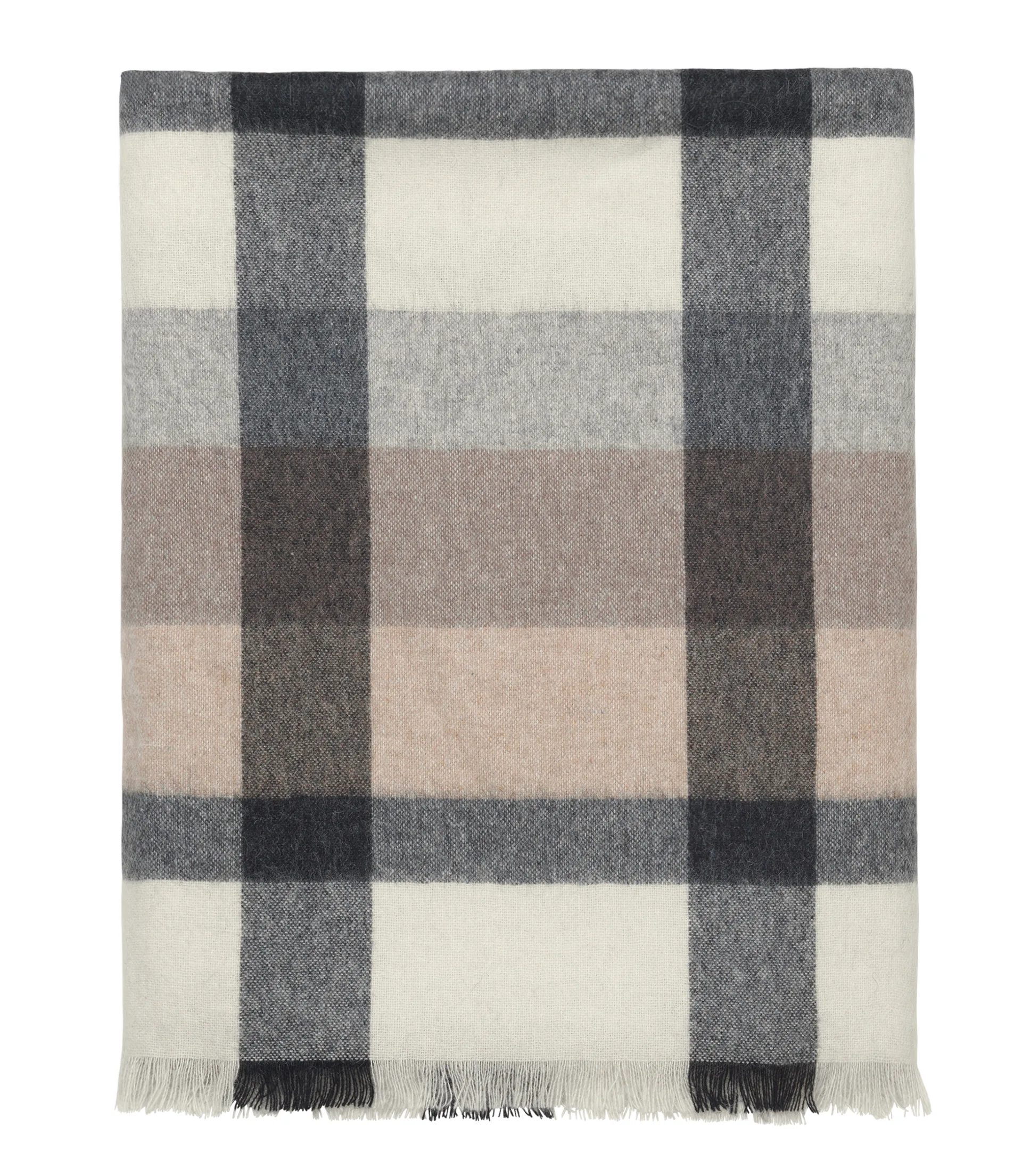 Intersection throw 130x190 cm, Camel-grey Elvang Denmark
