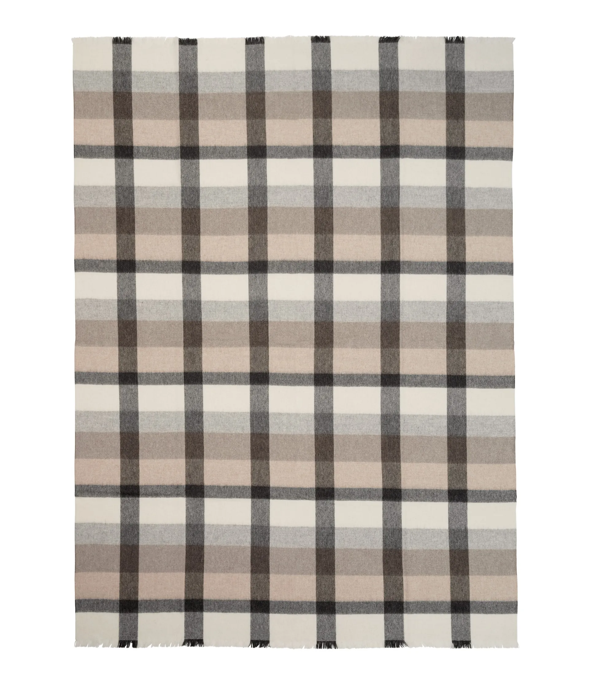 Intersection throw 130x190 cm, Camel-grey Elvang Denmark