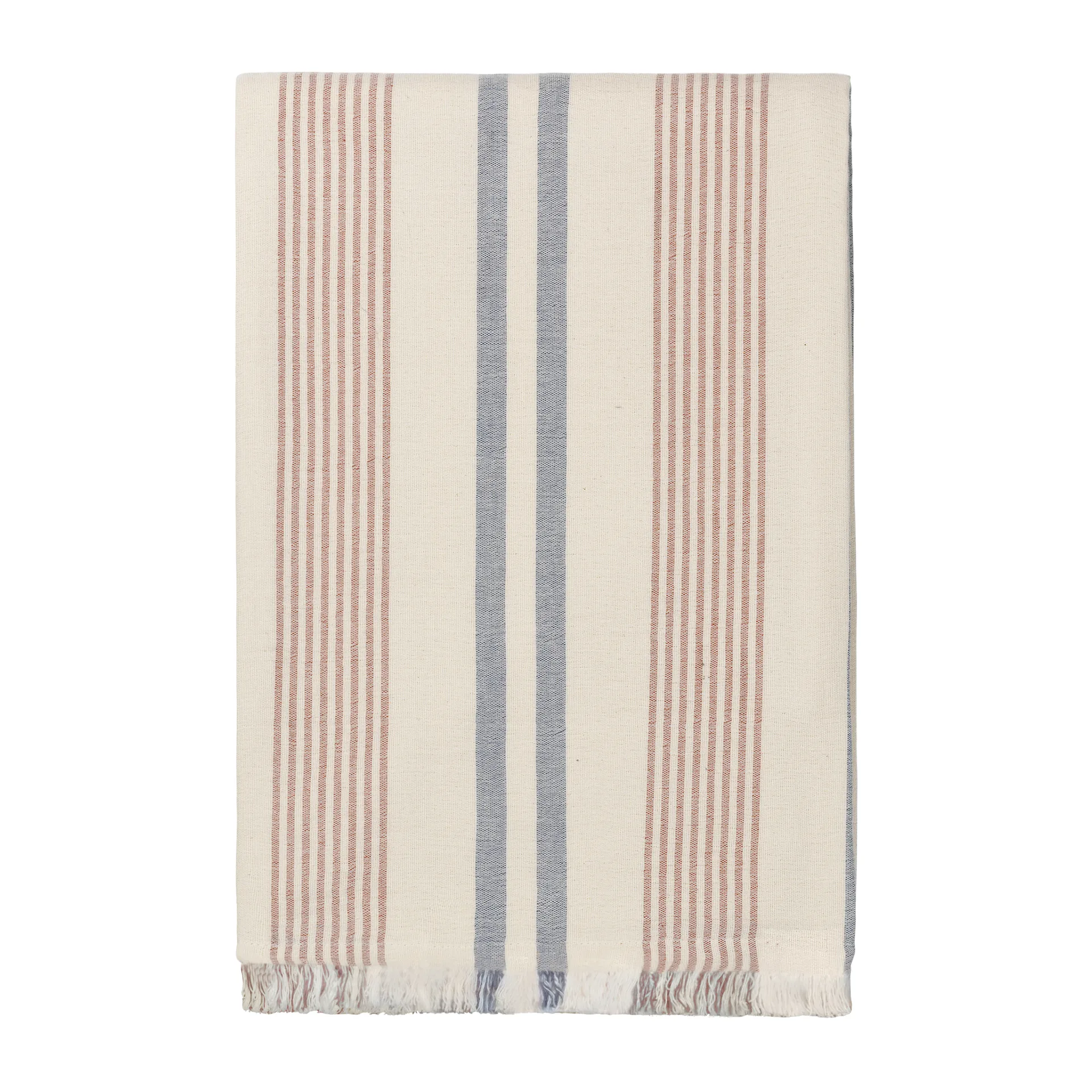 Iris throw 130x215 cm, Blue-Rusty red Elvang Denmark