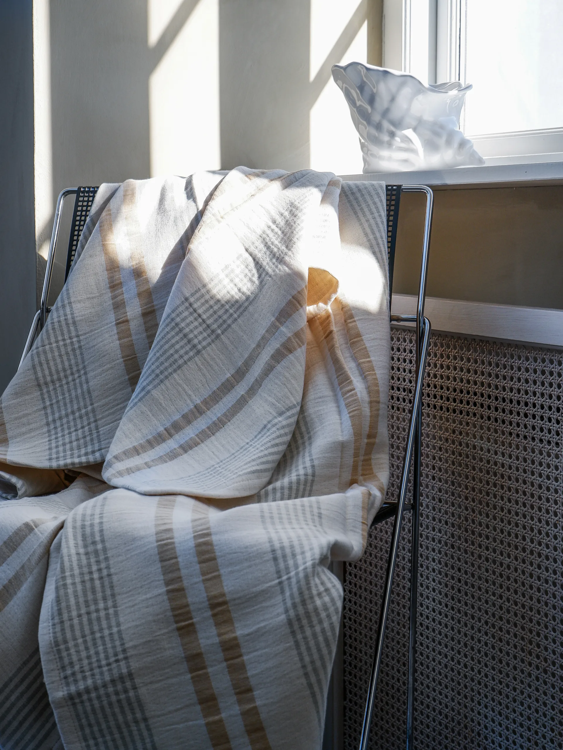 Iris throw 130x215 cm, Yellow-Green Elvang Denmark