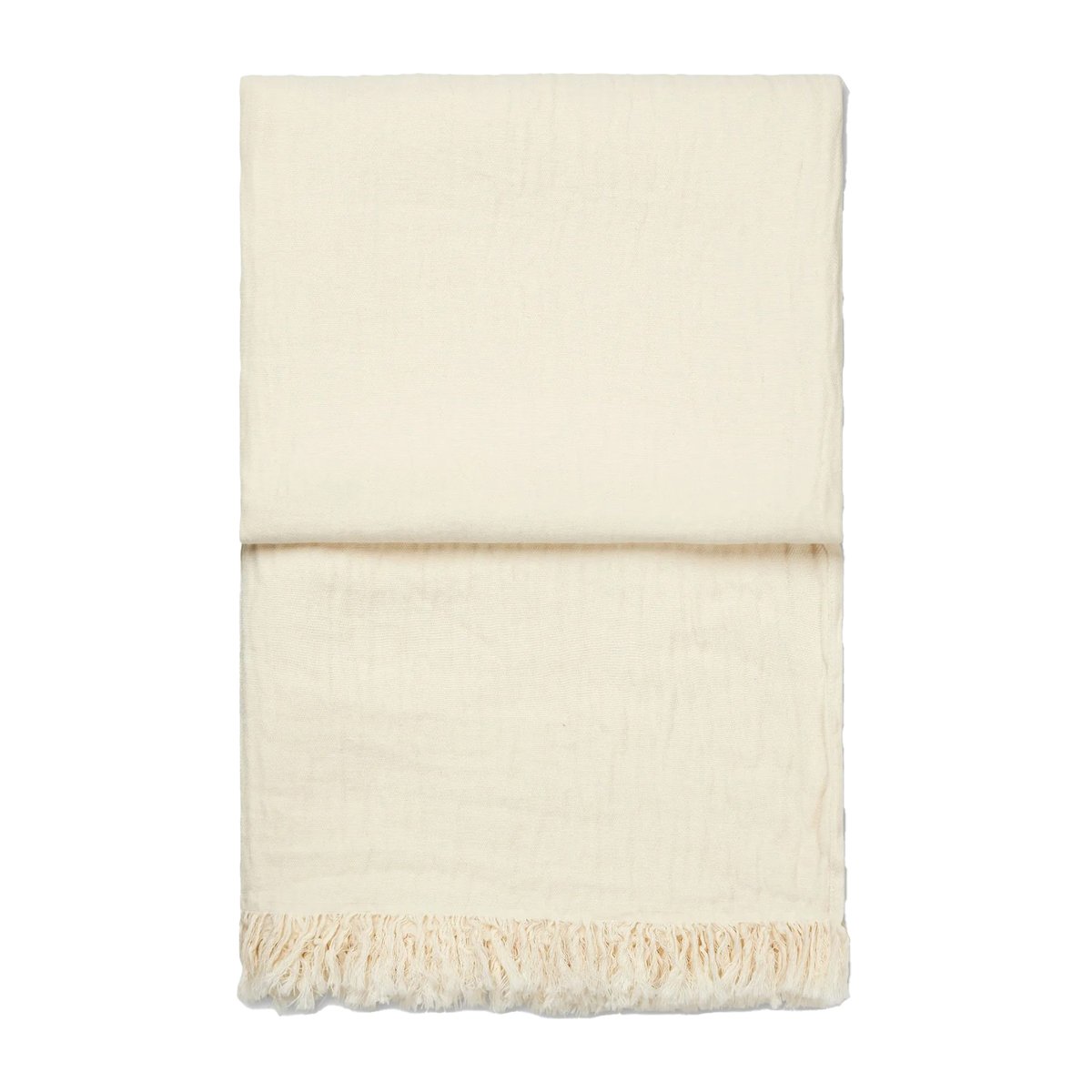 Elvang Denmark Lavender throw 130x180 cm Ivory | Scandinavian Design | Wool blankets & throws | White