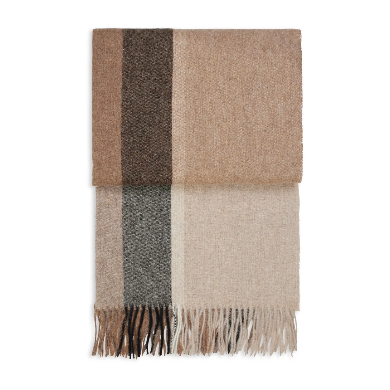 Elvang Denmark Manhattan throw Beige | Scandinavian Design | Wool blankets & throws | Beige