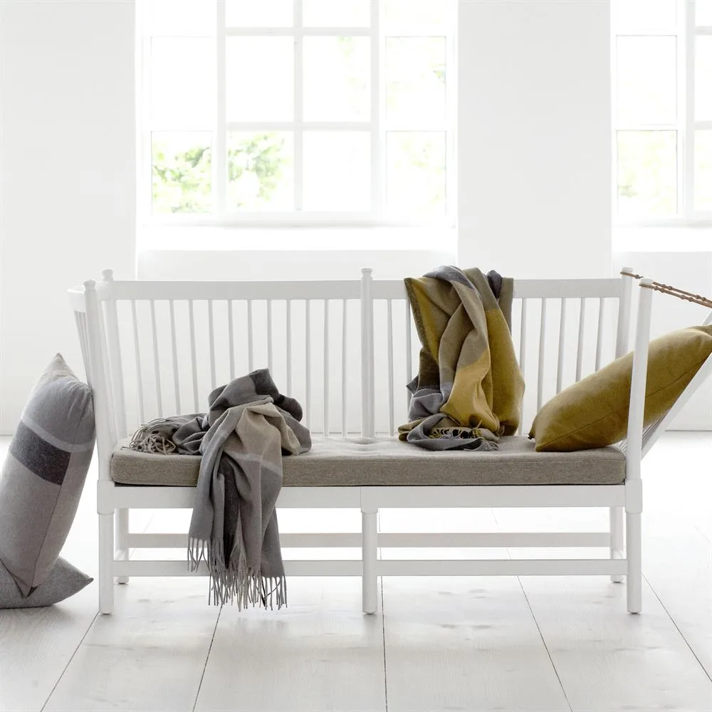 Manhattan throw, ocher yellow-smoked glass Elvang Denmark