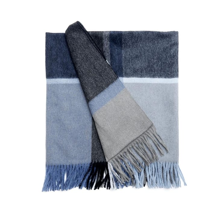 Manhattan throw - steel blue-dusty ocean - Elvang Denmark