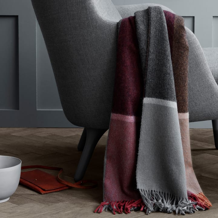 Manhattan throw, terracotta-red magma Elvang Denmark