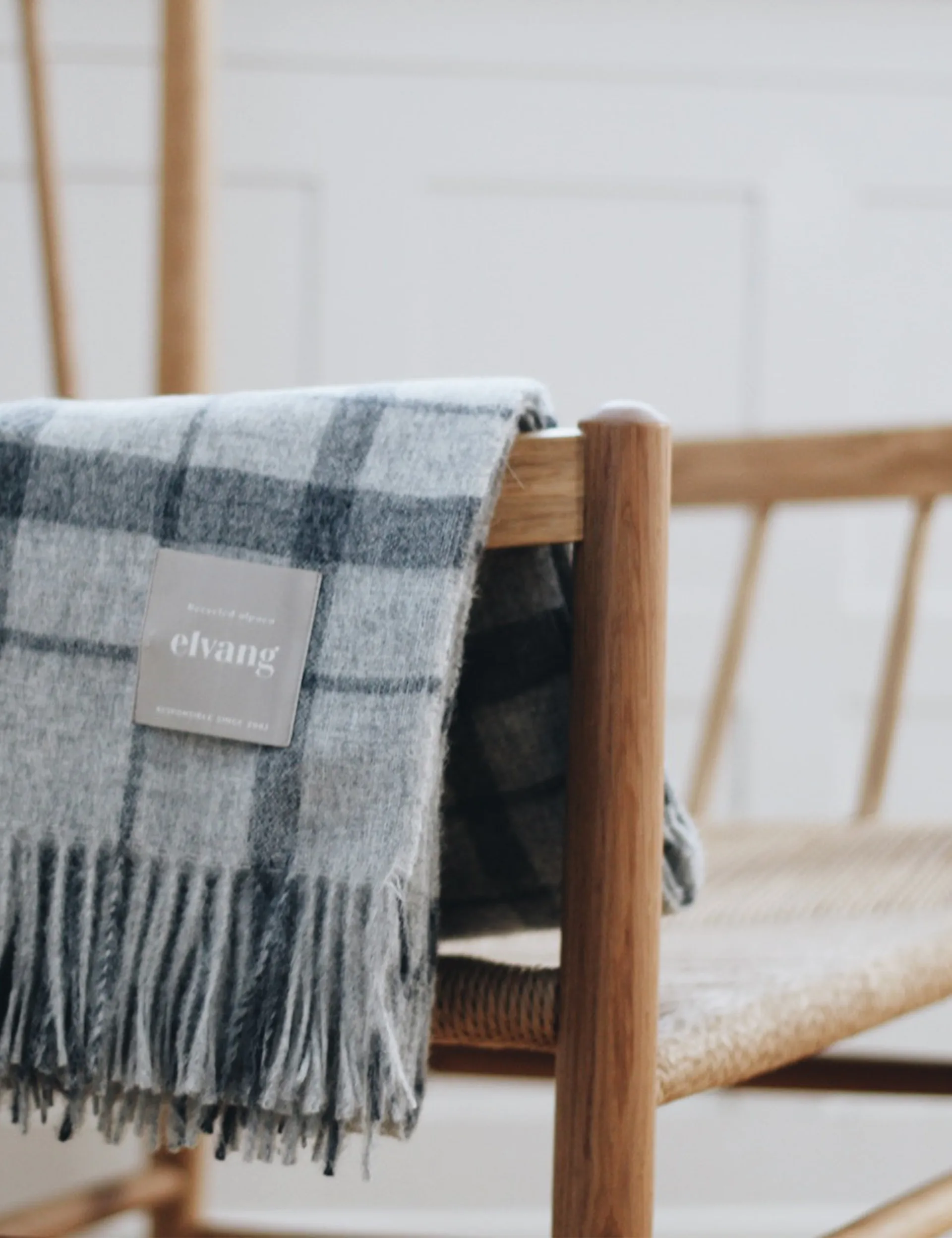 Tweed throw 130x200 cm, Grey Elvang Denmark