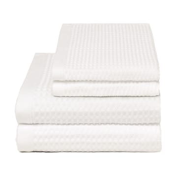 Waffle bath towel 70x140 cm - Ivory - Elvang Denmark
