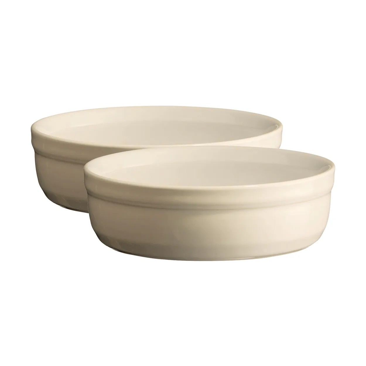 Emile Henry Creme Brulee baking dish 2-pack Cream | Scandinavian Design | Oven dishes | White