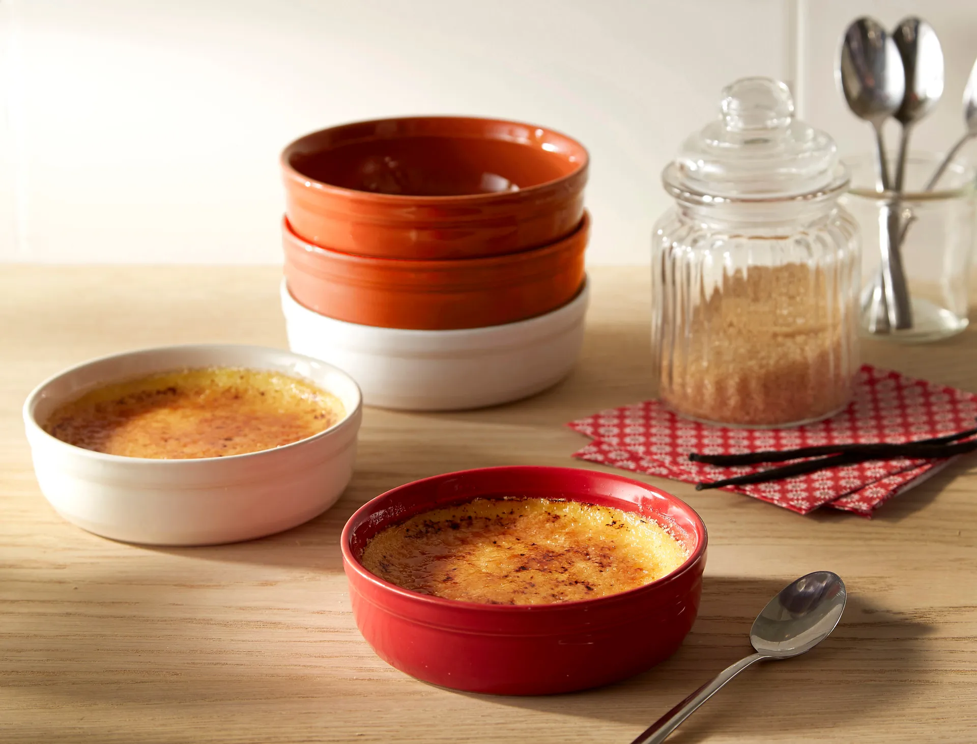 Creme Brulee baking dish 2-pack, Red Emile Henry
