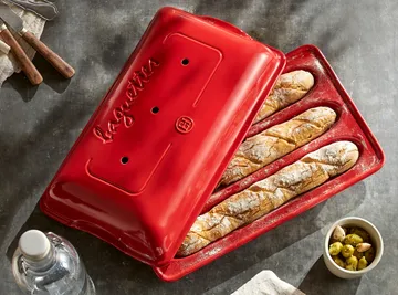 Emile Henry baguette mold - Red - Emile Henry