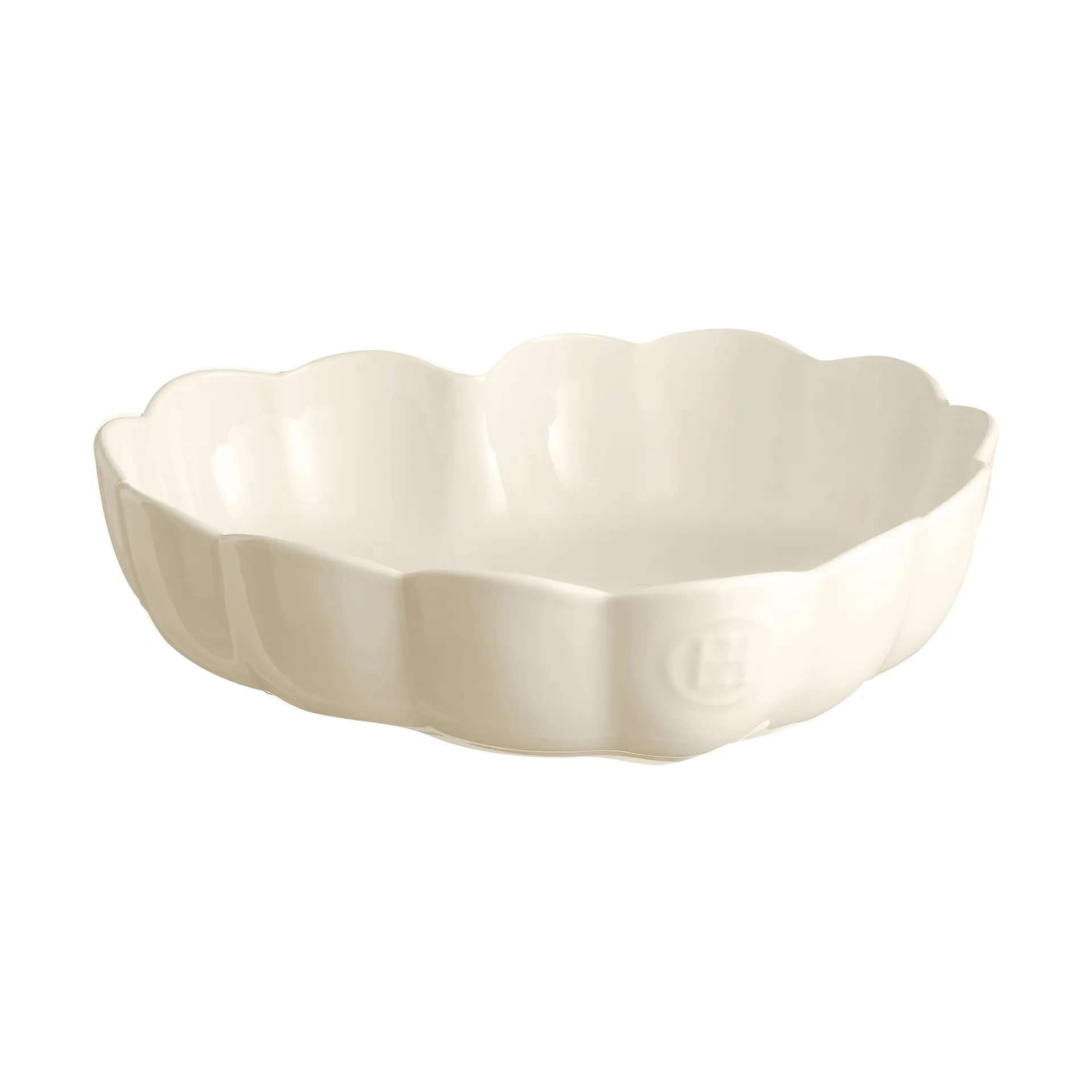 Emile Henry Madeleine heart mold, Cream Emile Henry