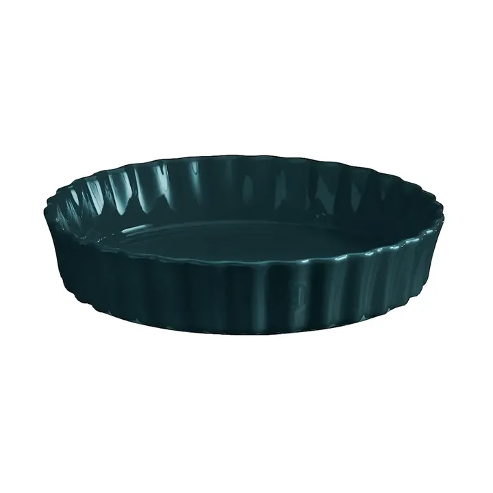 Emile Henry pie dish Ø24 cm - Petrol - Emile Henry