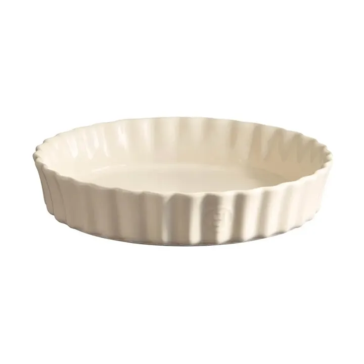 Emile Henry pie dish Ø28 cm - Cream - Emile Henry