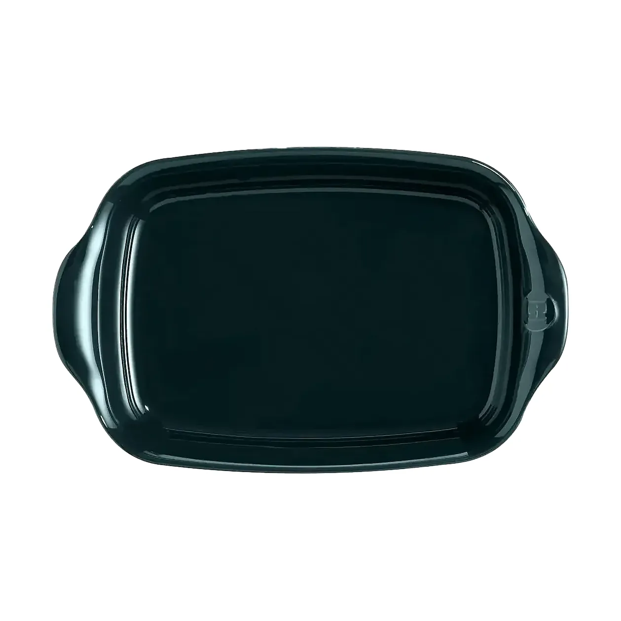 Emile Henry rectangular oven dish 0.7 L, Petrol Emile Henry