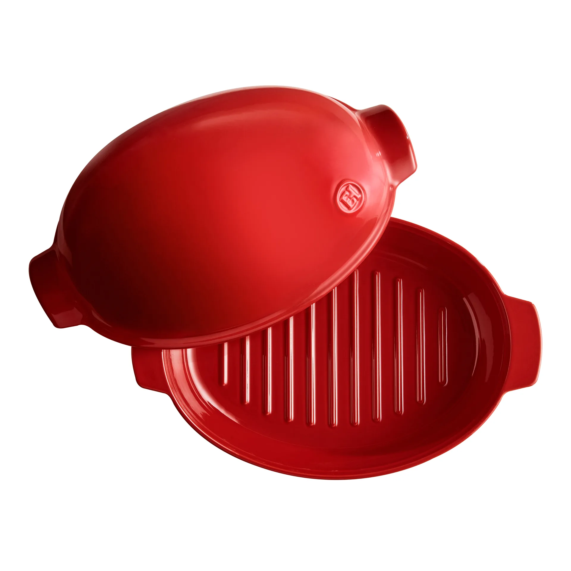 Emile Henry roaster large 9 L, Red Emile Henry