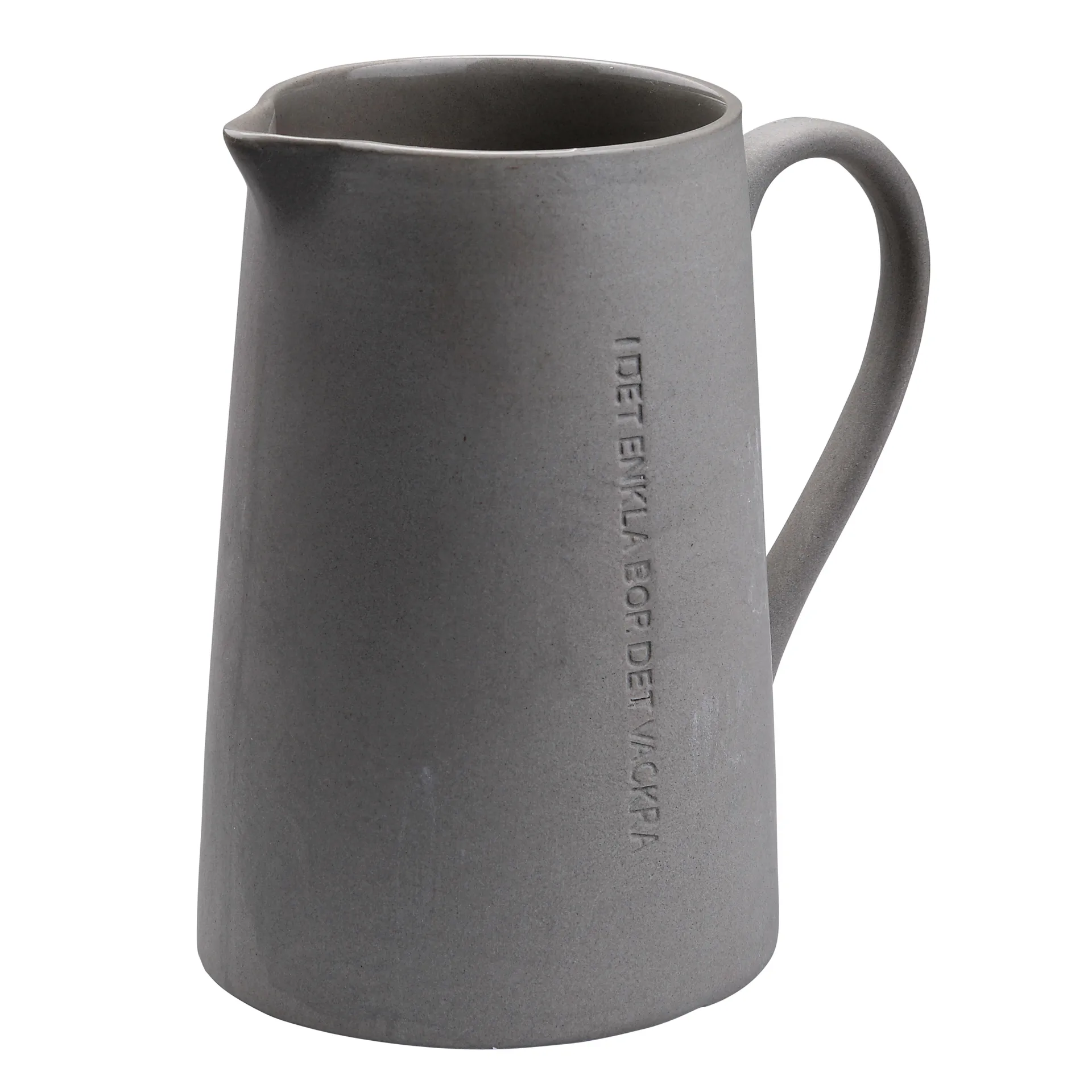 CITAT milk jug Enkla, dark grey ERNST