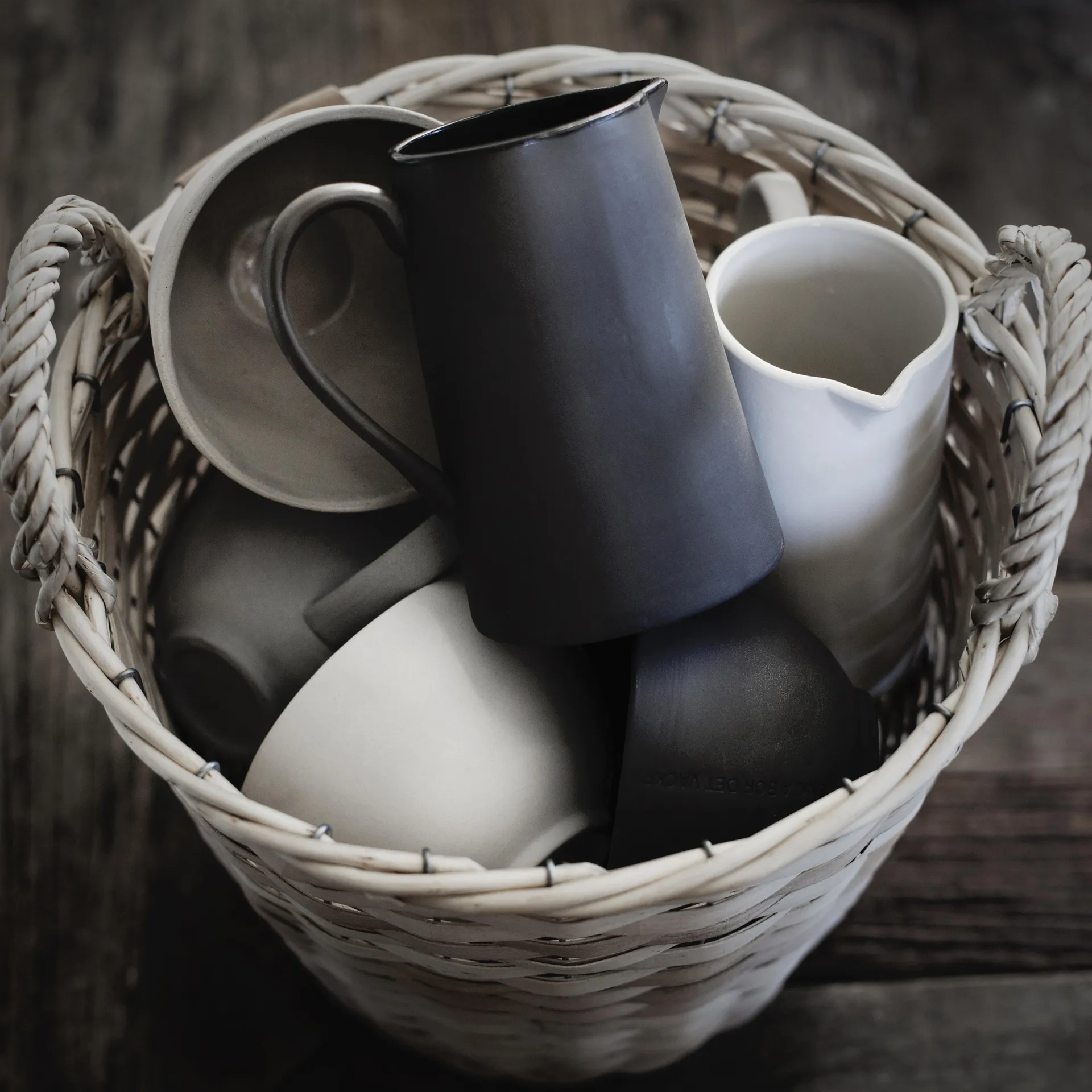 CITAT milk jug Enkla, dark grey ERNST