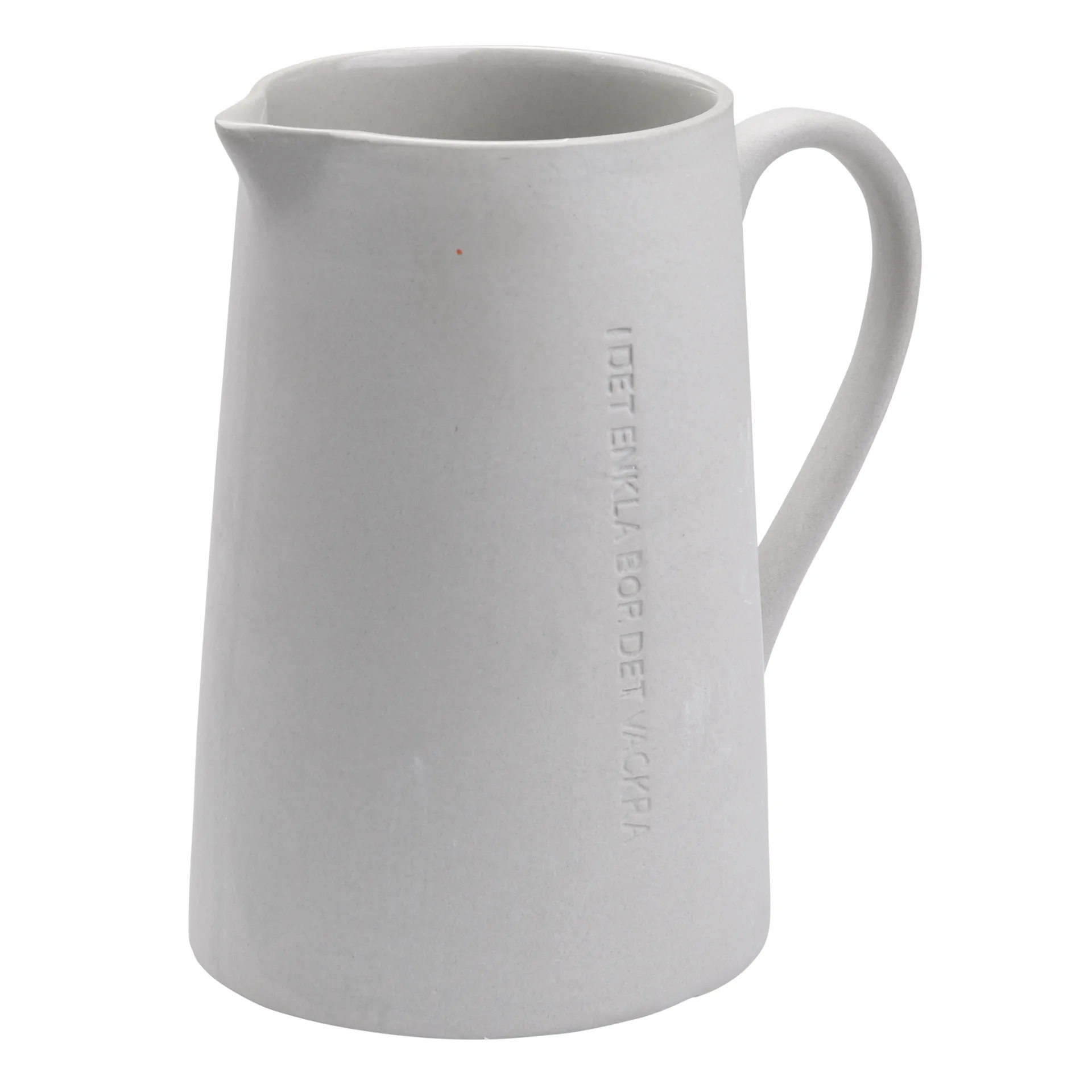 CITAT milk jug Enkla, light grey ERNST