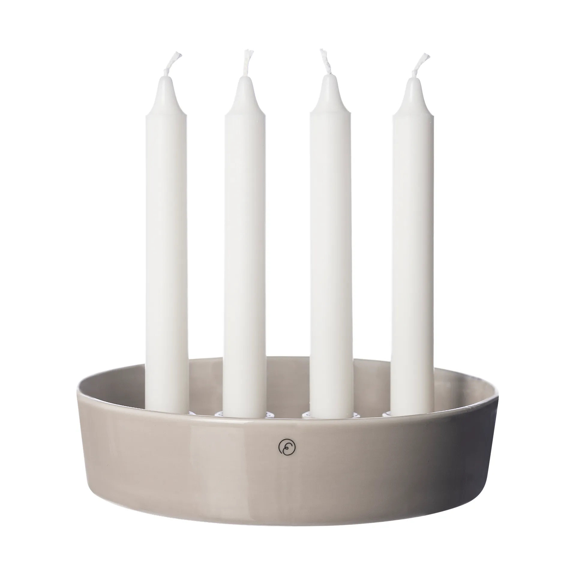 Ernst advent bowl candle holder Ø18 cm, Glazed sand ERNST