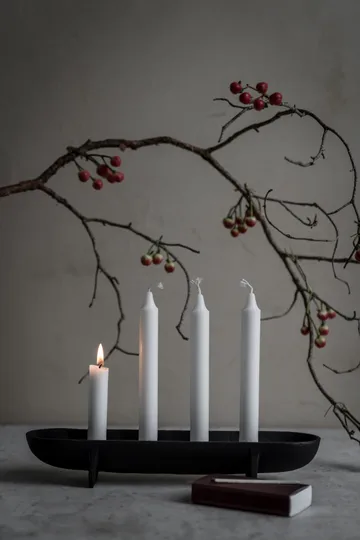 Ernst advent candle holder for 4 candles - Black - ERNST