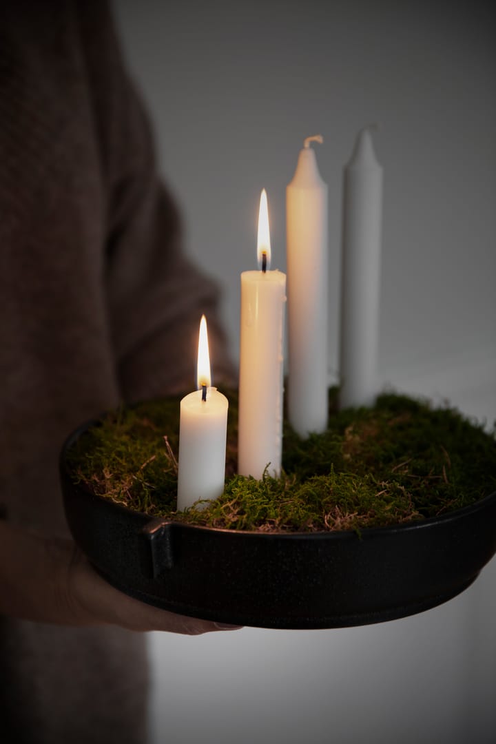 Ernst advent candle with handle Ø28 cm - Black - ERNST
