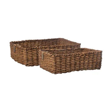 Ernst basket 2 pieces - Dark brown - ERNST