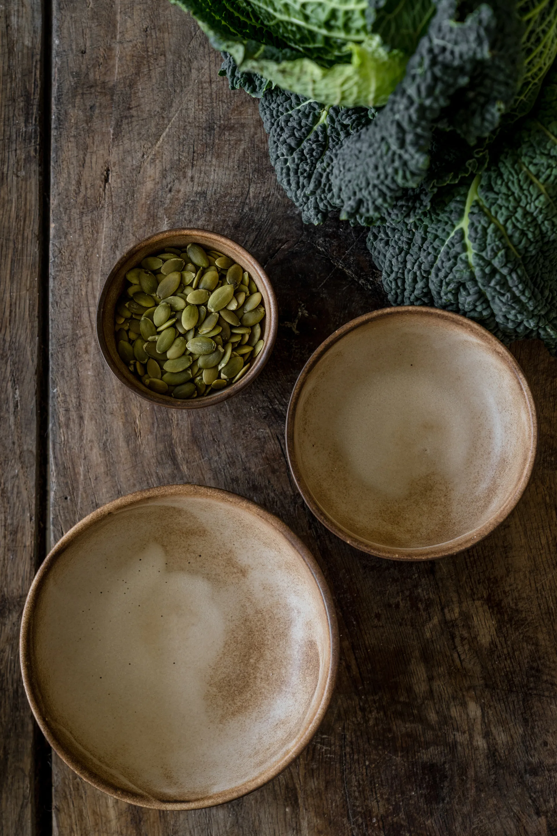 Ernst bowl, Brown-natural bottom, Ø8 cm ERNST