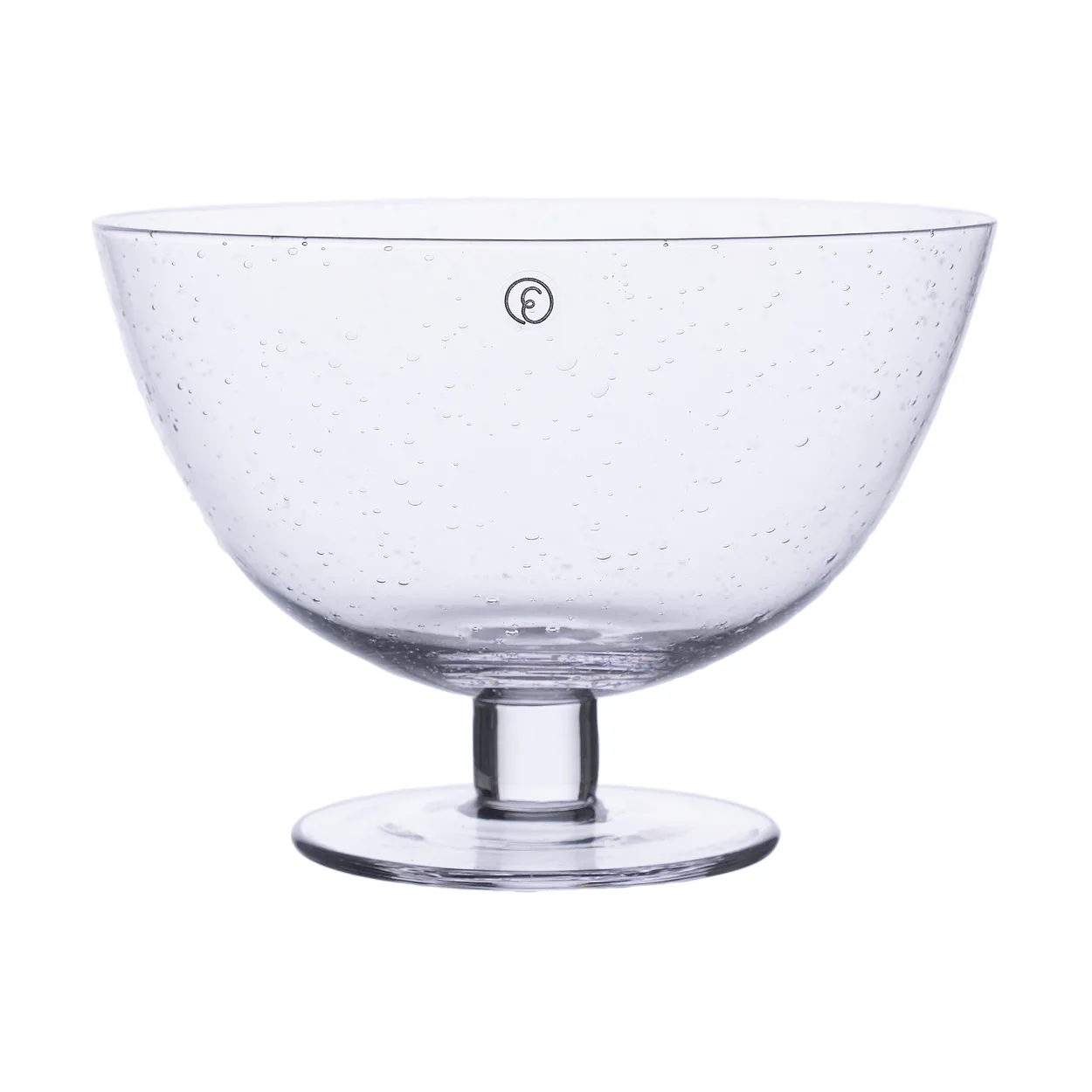 Ernst bowl bubbly glass Clear | Scandinavian Design | Serving bowls | Transparent