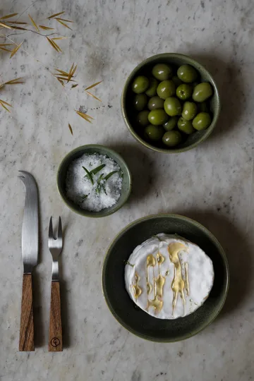 Ernst bowl - Green-nature base, Ø11 cm - ERNST