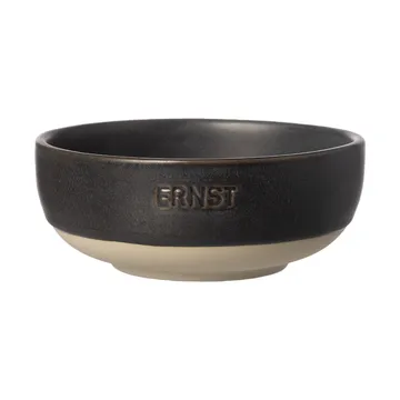 Ernst bowl - Matte black-natural base, Ø11 cm - ERNST