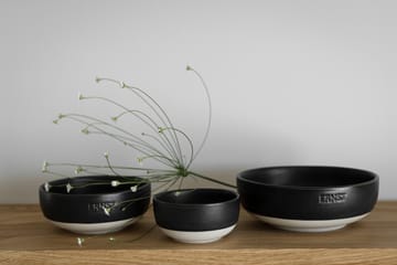 Ernst bowl - Matte black-natural base, Ø8 cm - ERNST