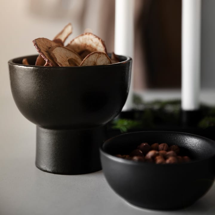 Ernst bowl on base Ø13 cm - black - ERNST