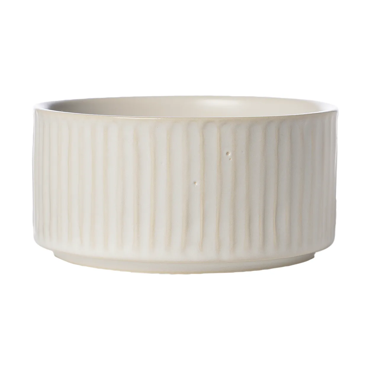 Ernst bowl ribbed o12 cm Off-white | Scandinavian Design | Fruit bowls | White