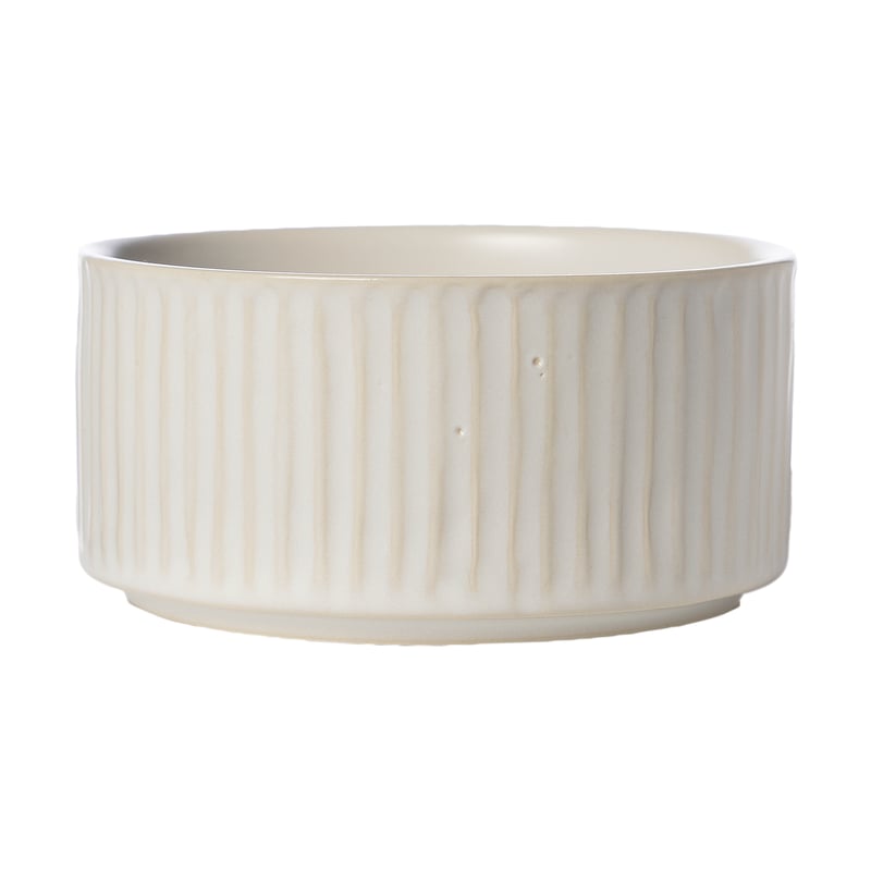 ERNST Ernst bowl ribbed Ø12 cm Off-white